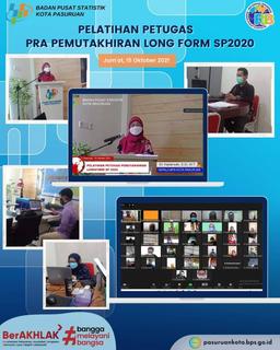 Pelatihan Petugas Pra Pemutakhiran Long Form SP2020