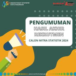 Pengumuman Hasil Akhir Rekrutmen Calon Mitra Statistik Tahun 2024