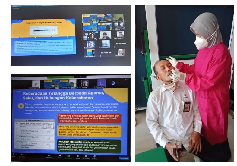 Pelatihan Survei Pengukuran Tingkat Kebahagian (SPTK) 2021 and  Rapid Antigen