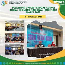 Pelatihan Calon Petugas SUSENAS MARET 2022